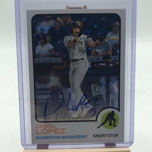 Dariel Lopez On-Card Autograph